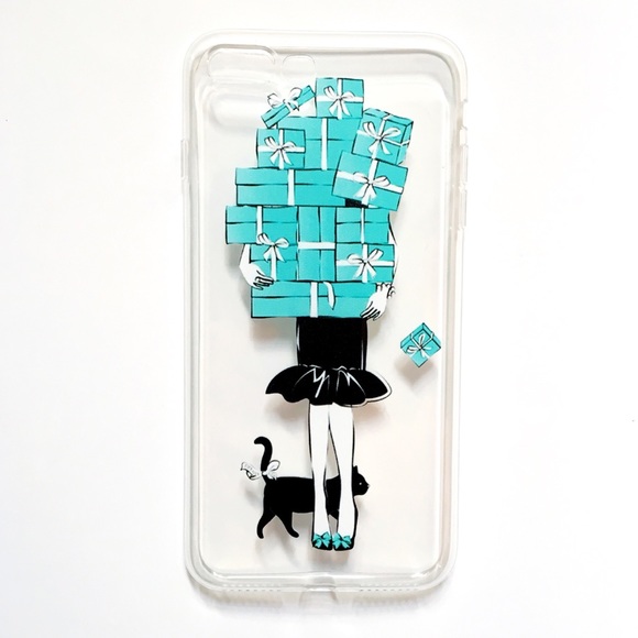 Accessories - FINAL SALE iPhone 7/7+/8/8+ Case Tiffany Blue Cat